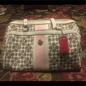 COACH Chelsea Signature Stripe Heritage